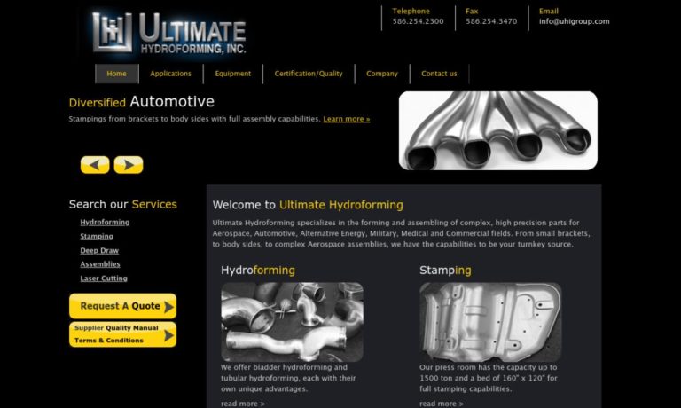 Ultimate Hydroforming, Inc.
