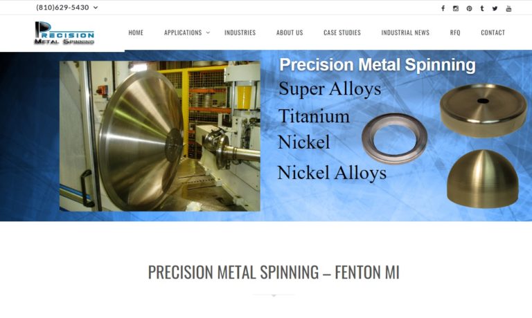 Precision Metal Spinning