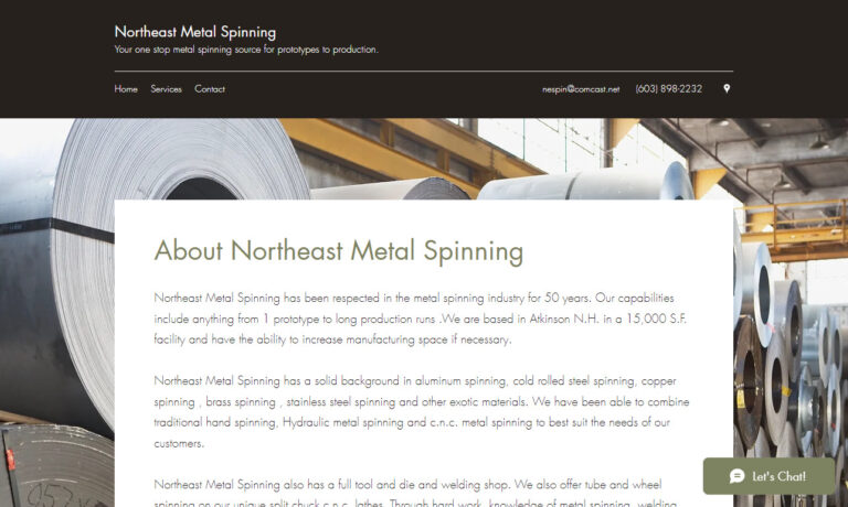 Northeast Metal Spinning, Inc.